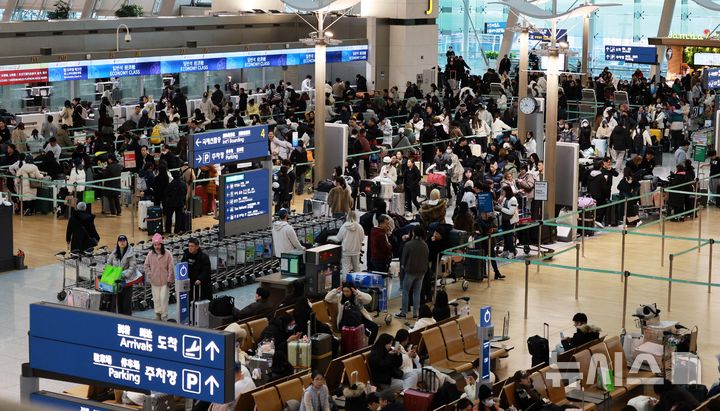 仁川空港、旧正月連休中の…