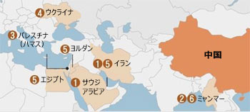 何が狙い？　世界中の火薬庫で仲裁者を自称する中国