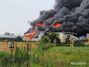 済州の電設資材業者で火災
