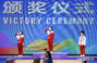 重量挙げ：金・銀メダル同時獲得した北朝鮮カン・ヒョンギョンとリ・スヨン＝杭州アジア大会