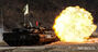 火を噴く韓国陸軍第17師団K1E1の戦車砲