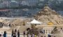 海雲台砂祭りが開幕、押し寄せる観光客