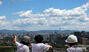 雲と調和をなす空