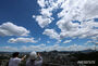 雲と調和をなす空