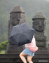 梅雨入りで風雨強まる　／済州