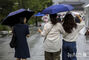 雨が降ったりやんだり