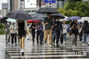 韓国のほぼ全域で雨