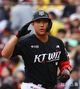 野球：KTウィズ黄載均が先制点＝KBO準プレーオフ第2戦